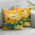 thumbnail image 3 of BANET Pillow Case Case 2 Pack Decoration Cushion Cover Home Sofa Couch Living Room Bedroom Car (CAT) 24x24in, 3 of 7