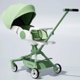 thumbnail image 2 of Light Trolley Two-way Stroller 1-3 Years Old Children Stroller Multifunctional Baby Carriage Foldable and Easy To Carry ShopWise Round, 2 of 11