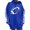 Blue, variant on Women Blouses Womenâs Crewneck Long Sleeve Baseball Sequin Pullover Sweatshirt Loose Fit Casual Patches Gameday Tops Polyester Beige XXL