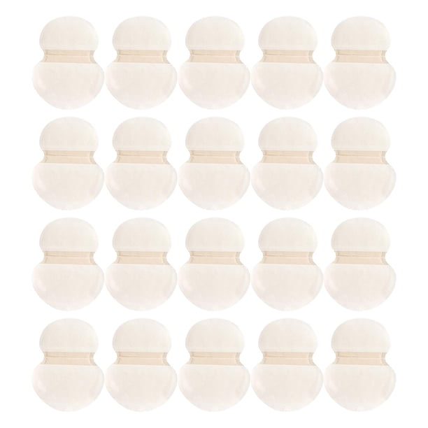20 parches desodorantes invisibles para el sudor de las axilas, reutilizables, unisex, para mujeres y hombres que sudan.