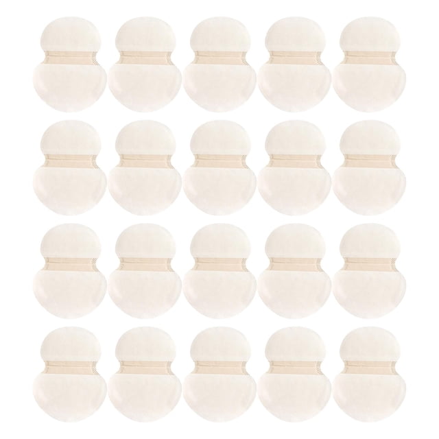 20 almohadillas para el sudor de axilas, reutilizables, resistentes al sudor, desodorantes, cómodas, para ropa de mujer y hombre.