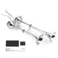 thumbnail image 2 of Air Horn, Dual Trumpet Horn Professional Manufacturing Durable and Sturdy  for All Vehicles and Ships, 2 of 8