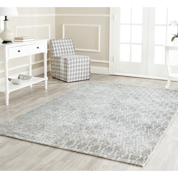 SAFAVIEH Mirage Cuthbert Geometric Area Rug, Grey, 9' x 12'