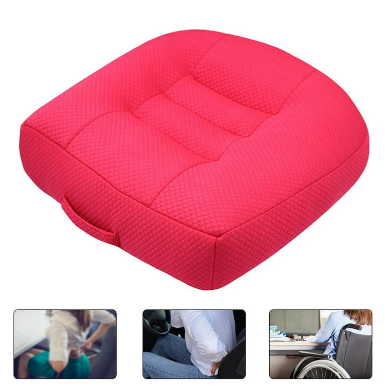 WSGJHB Seat Cushion Pillow for Office Chair/Car, Comfort Car Booster Seat  Cushions for Short People Effectively Increase Field of View and Lower Back