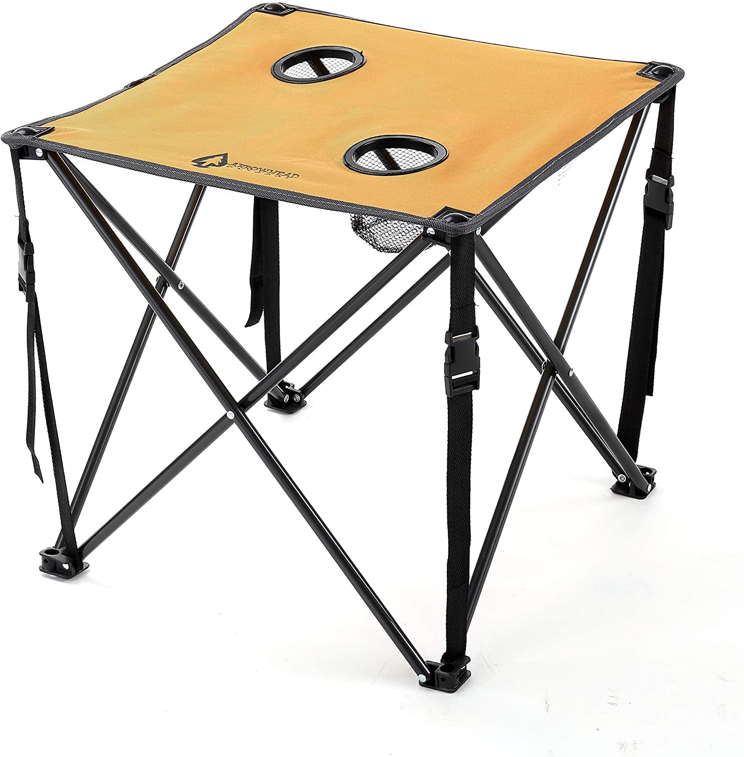 ARROWHEAD OUTDOOR HeavyDuty Portable Foldable Camping Table w/ 2 Cup