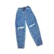 thumbnail image 1 of Pantalones de figura masculina Strade Fareast Limited 1:6 azul rasgado, 1 of 5