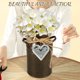 thumbnail image 1 of HEALEEP Jarra Metálica Para Flores Color Café Con Estilo Farmhouse Para Y Jardín, 1 of 6
