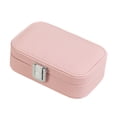 thumbnail image 3 of Organizador de joyas de viaje Sunnimix Rosado 12 cm x 7,5 cm x 4 cm, 3 of 7