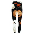 thumbnail image 5 of SwiftWear Halloween Themed Yoga Pants for Women Stretchable Workout Leggings with Festive Prints, High Waisted Soft Fitness Apparel for Fall Season S-2XL, 5 of 7