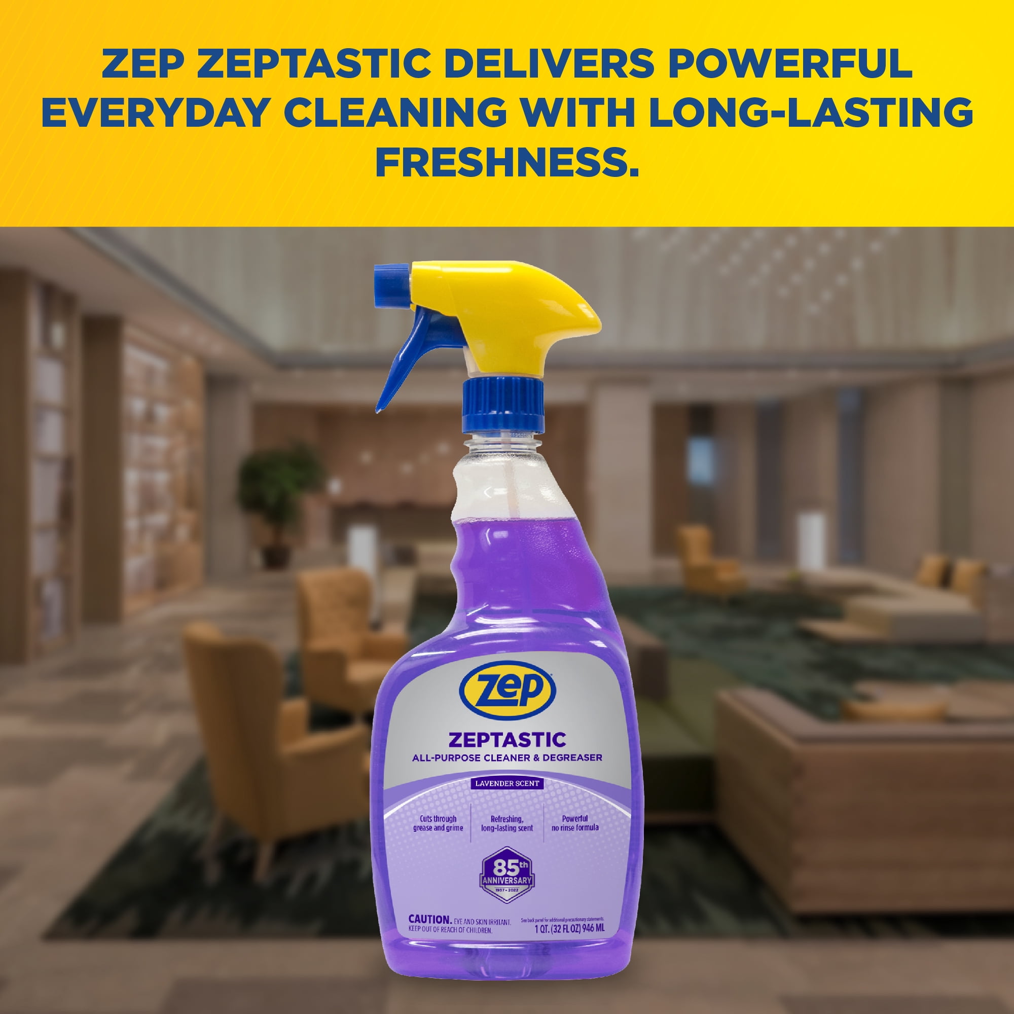 Zep Zeptastic All-Purpose Cleaner and Degreaser - 32 oz (Case of