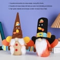 thumbnail image 4 of Bewildely Colgador de puerta colgante de pared de muñeca Gnome, tela no tejida, mano de obra multiusos, accesorio de bricolaje, diseño bonito, Kits de decoración para fiestas Sombrero puntiagudo Bewildely HA070615-01, 4 of 6