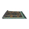 thumbnail image 2 of Ahgly Company Indoor Rectangle Oriental Light Blue Traditional Area Rugs, 7' x 9', 2 of 4