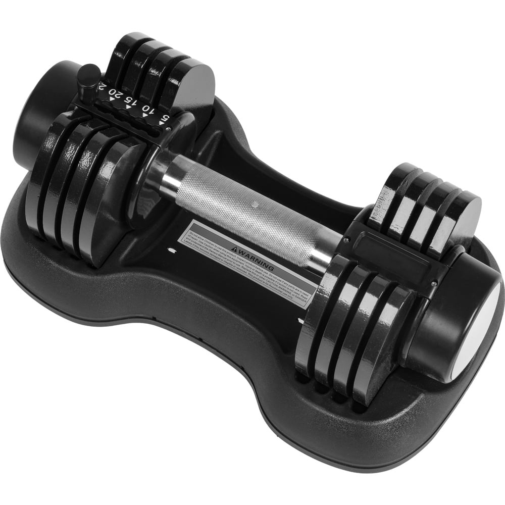 Adjustable Dumbbell 525Lbs Weight Options NonSlip Dumbbell with