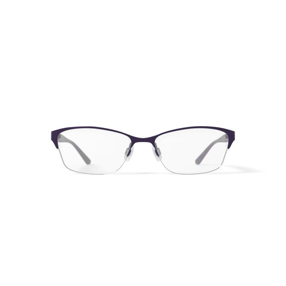 EasyClip Women's EC973 Square Prescription Eyeglasses with Case, Purple