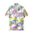 thumbnail image 7 of ZCFZJW Hawaiian Shirts for Men Fashion Summer Tropical Palm Tree Print Short Sleeve Button Down Graphic T-Shirts Beach Vacation Outfit Clothes 2025 Multicolor#03 M, 7 of 7