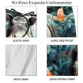 thumbnail image 4 of luoweisi Men's Beach Shorts Quick Dry Swim Trunks with Mesh Lining Abstract Rhinoceros L, 4 of 5