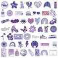 thumbnail image 3 of Paquete de pegatinas de vinilo impermeable Purple Mix Anime, 100 unidades, 3 of 4