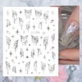 thumbnail image 3 of ELF Butterfly Nail Art Stickers Laser Butterflies Decals Stickers 3D Self-Adhesive Nail Sticker Holographic Butterfly Nail Supplies, 3 of 8