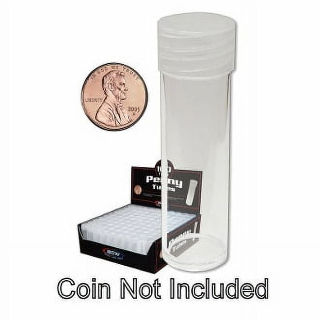 Tanlade 30 Pcs Coin Storage Tubes Coin Capsules Penny Coin Tube Clear Round  5 Cents Coin Storage Tube Holders with Screw on Lid for Coin Collection  Supplies Bank Rolls - Yahoo Shopping