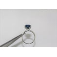 thumbnail image 4 of blue tanzanite cushion cut gemstone engagement ring 925 sterling silver ring, 4 of 5