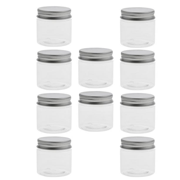 Paquete de 10 envases cosméticos vacíos de plástico 3M (para crema, loción o ungüento). 60ml