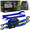 Blue, variant on Rhino USA Heavy Duty 2" x 10' Retractable Ratchet Straps 3,033lb Break Strength (Blue 2-Pack)