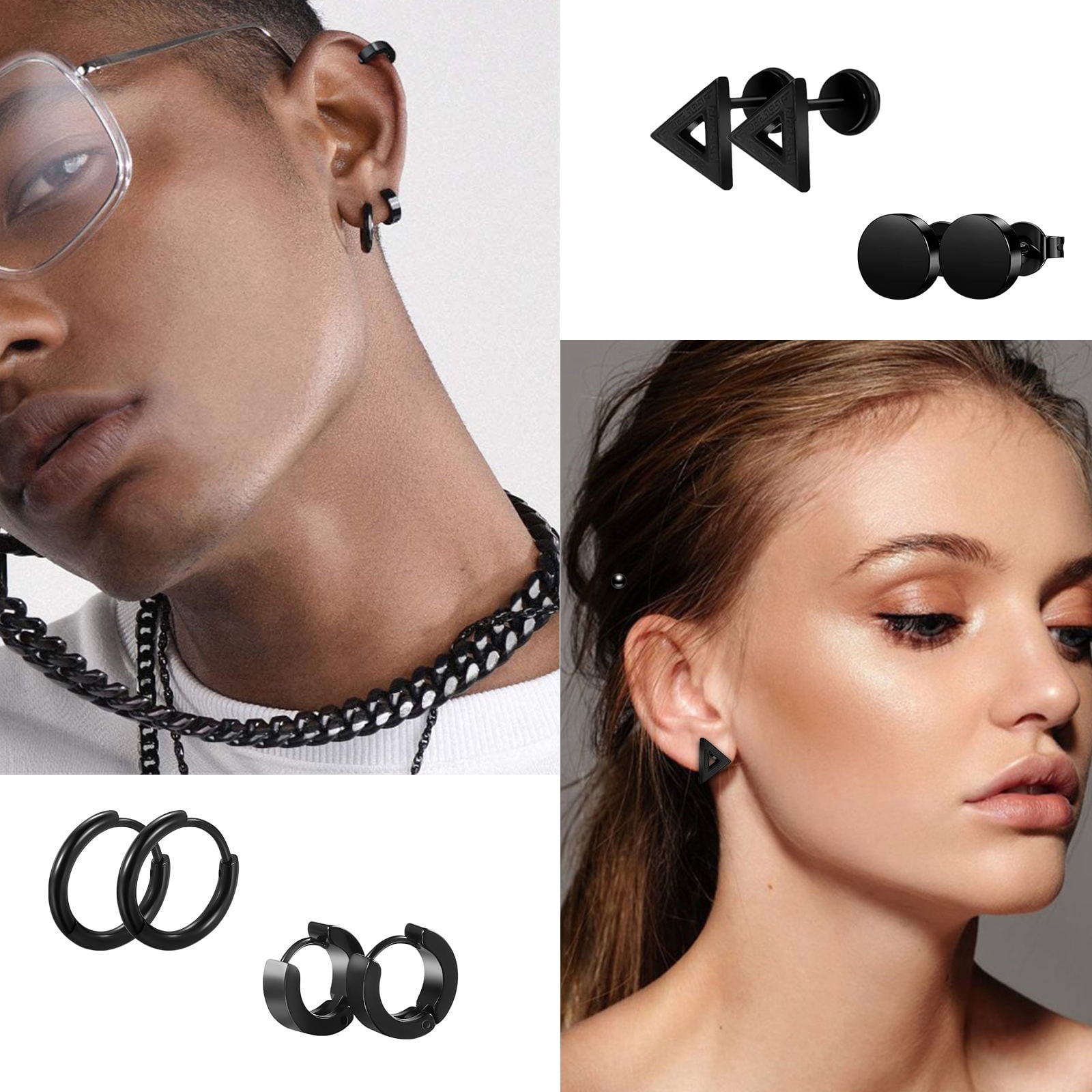 Top 160+ dumbbell earrings studs super hot esthdonghoadian