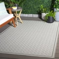 thumbnail image 2 of SAFAVIEH Terrace Yadira Geometric Indoor/Outdoor Area Rug, Grey/Ivory, 8' x 10', 2 of 16