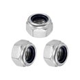 thumbnail image 1 of 3 Pcs Écrous de Verrouillage M14x2mm, Insert en Nylon Inoxydable 304 Écrou Autobloquant, 1 of 6