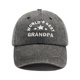 thumbnail image 2 of Gorra de béisbol Trucker de algodón liso para el mejor abuelo del mundo, 2 of 3