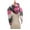 Hot Pink-a, variant on Aueoeo Womens Fall Winter Scarf ,Plaid Blanket Winter Scarf, Lightweight Soft Warm Scarves Color Block Womens Shawl Wraps Black