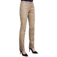 thumbnail image 1 of Brook Taverner - Pantalón chino slim de uniforme Houoston para chica mujer (Beige) Brook Taverner UTPC3391_beige, 1 of 1