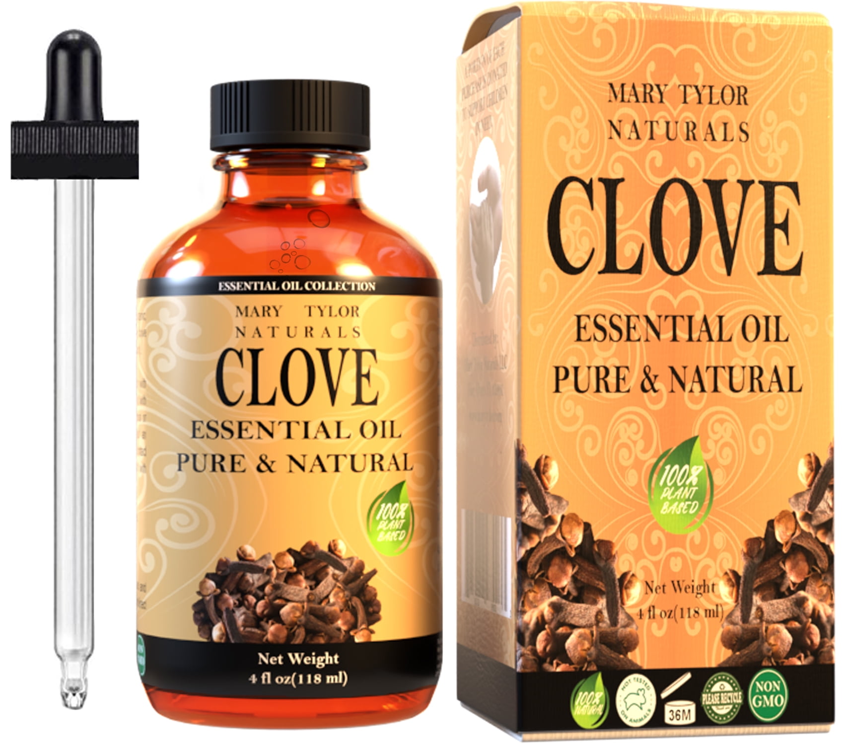 Clove Essential Oil (4 oz), Premium Therapeutic Grade, 100 Pure and