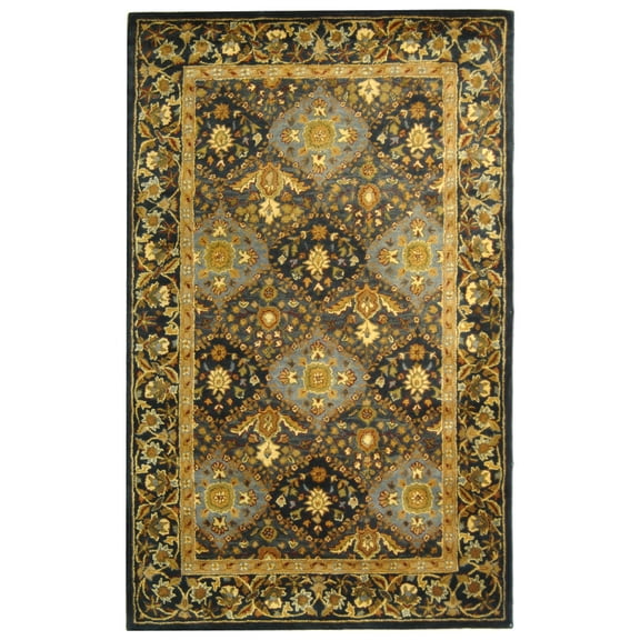 SAFAVIEH Antiquity Clarisse Oriental Wool Area Rug, Blue, 5' x 8'