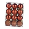 thumbnail image 2 of 24x Adornos para Árboles de Navidad Bolas de Navidad con Adornos de Lazo Colgante Adornos para Árboles de Navidad para Fiestas de Bodas en Interiores Marrón BLESIY Colgantes Bolas, 2 of 8