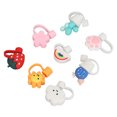 thumbnail image 1 of Portable Drinking Straw Tips Lids, 8pcs Multipurpose Lightweight Straw Covers  For Outdoor, 1 of 8