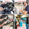 thumbnail image 7 of 20 Pcs Ratcheting Combination Wrench Set, SAE 1/4-3/4"& Metric 6-19mm, 72-Teeth, Chrome Vanadium Steel, Fixed Head Wrench Set, 7 of 7