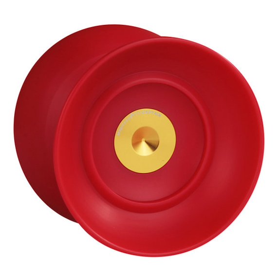 MAGICYOYO T1 Captain - POM Plastic (4A) Offstring Yo-Yo (Red with Gold Hub)