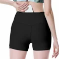 thumbnail image 2 of SOMER Biker Shorts for Women High Waisted Crossover Athletic Yoga Pants with Pockets No Front Seam Compression, 2 of 6