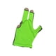 thumbnail image 1 of Guante de billar de 3 dedos Cola Verde negro Guantes de billar, 1 of 8