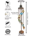 thumbnail image 3 of Angora Mert 9 Globe Standing Turkish Lamp - Multicolor | Turkish Floor Lamps for Home (75"), 3 of 7