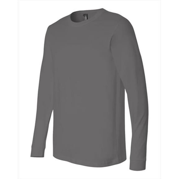 Bella-Canvas C3501 Mens Jersey Long Sleeve T-Shirt - Asphalt - 2X