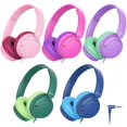 thumbnail image 1 of Auriculares con cable iClever Kids Bulk, paquete de 5, duraderos y plegables, 1 of 6
