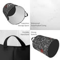 thumbnail image 4 of Large Laundry Basket with Handle, WWE Collapsible Laundry Hamper, Dirty Clothes Storage Basket for Living Room, Bathroom, Bedroom, College Dorm, 4 of 7
