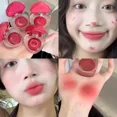 thumbnail image 2 of Multi-purpose Silky Smooth Lip Cream Lasting Non-stick Cup Red Lip Tint Cheek Contour Blusher Cream Heart Shape Matte Lipstick, 2 of 4