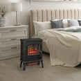 thumbnail image 2 of ClassicFlame 17.5"W Infrared Quartz Electric Stove Heater, Black, 2 of 11