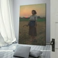 thumbnail image 3 of Jules Breton Prints 《The Song of The Lark》 Wall Art Poster Art Poster Canvas Painting Decor Wall Print Photo Gifts Home Modern Decorative Posters 12x18inch(30x45cm), 3 of 6