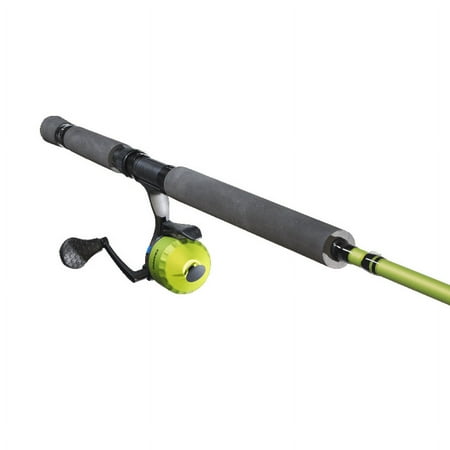 Lew s Crappie Thunder Jig/Troll Underspin Reel and Fishing Rod Combo 9-Foot 2-Piece Rod Green