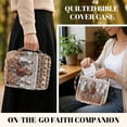 thumbnail image 5 of Yuyamidu Southwest Aztec Bible Cover Case for Women Running Horse Quilted Bible Bag with Zip and Handle Lightweight Carrying Book Case, 5 of 8