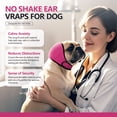 thumbnail image 5 of Amztom Waterproof Dog Ear Muffs, Adjustable Noise-Reducing Ear Wrap for Bathing & Grooming,(Pink,Medium), 5 of 8
